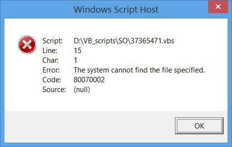 Windows скрипт домакин грешка как да се определи 