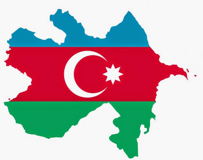 Азербайджан: флаг и герб на страната