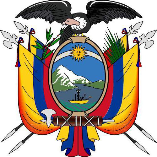 Знамето на Еквадор и неговия герб